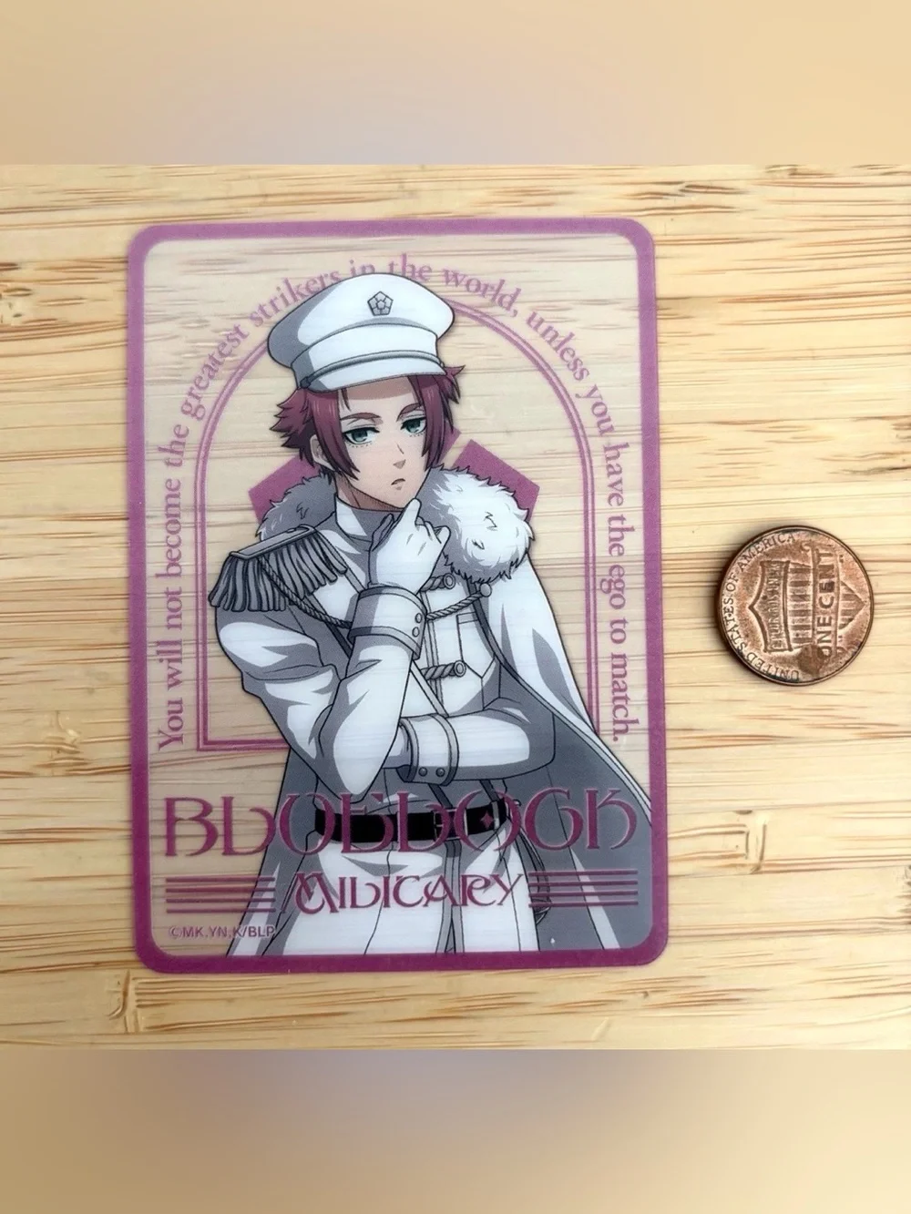 Rare Blue lock card Sae